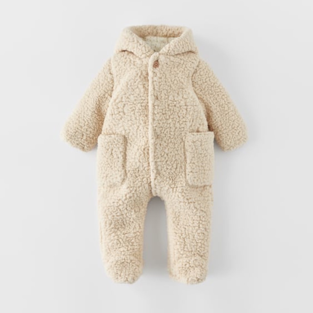 Zara Fleece Romper/Baby Bunting